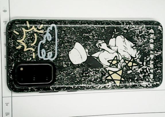 검정색 삼성 핸드폰