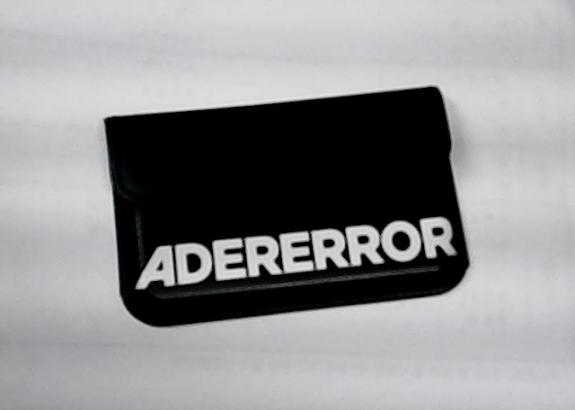 남성 ADERERROR 검정 지갑