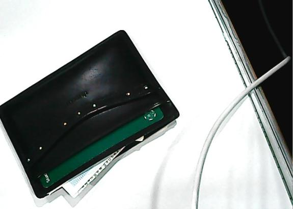 여성용 검정색 카드지갑