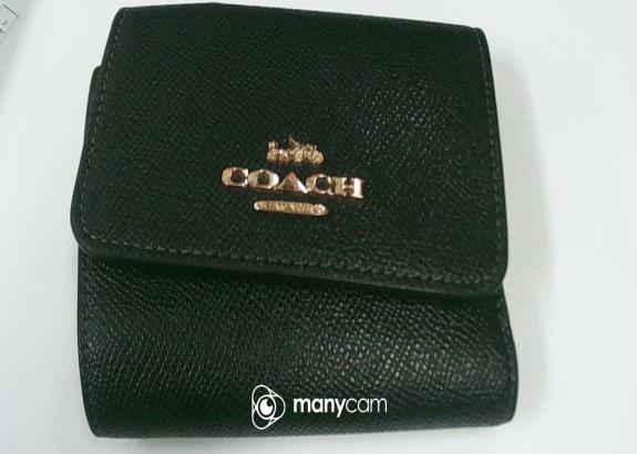 여성용 코치 반지갑